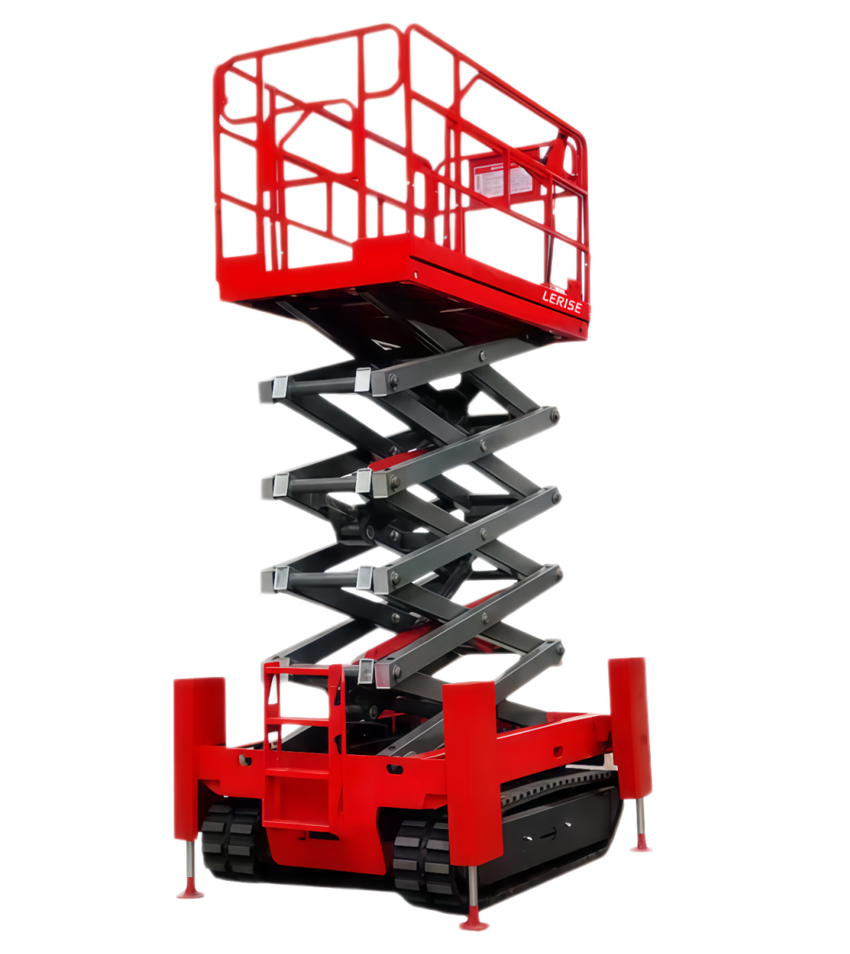 LTT10 Red Chinese Best selling crawler manlift