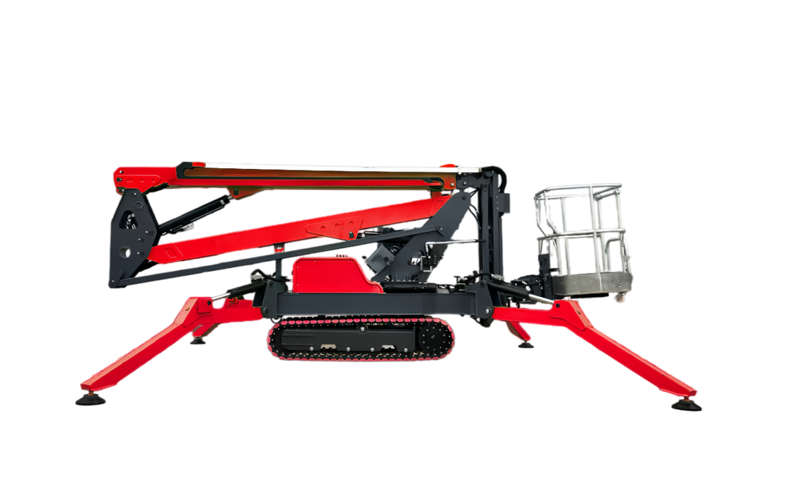 crawler spider boom lift