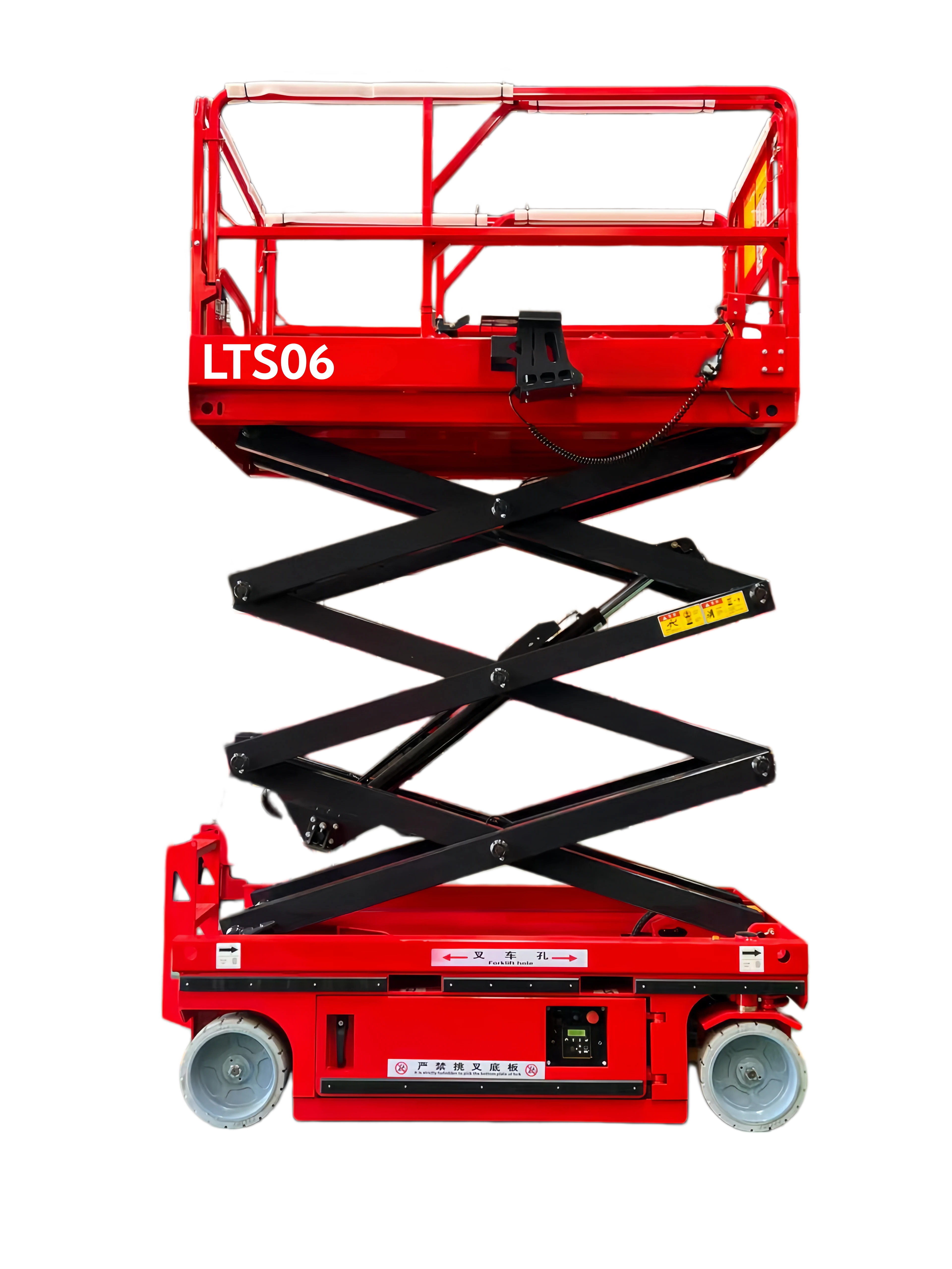 LTS06 red 6m high Scissor Lift