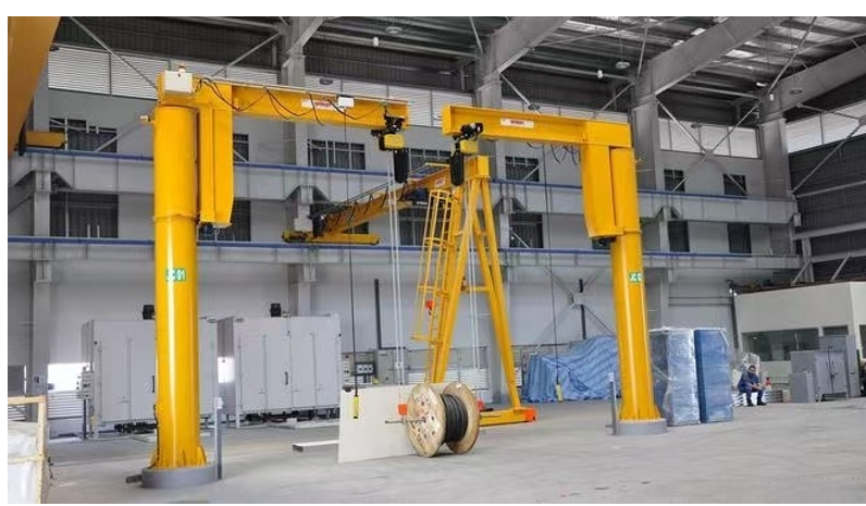 free standing double cantilever jib crane