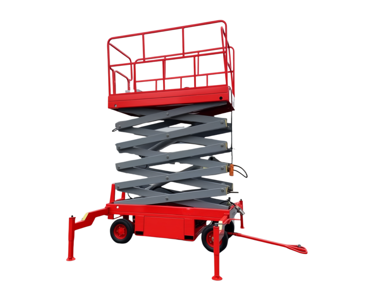 semi automatic towable scissor lift