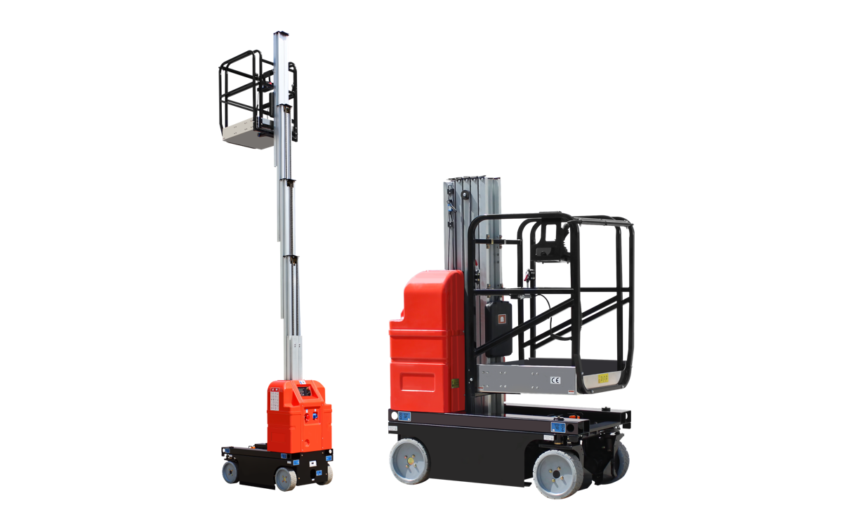 lifting single double alloy alumunum mast lift