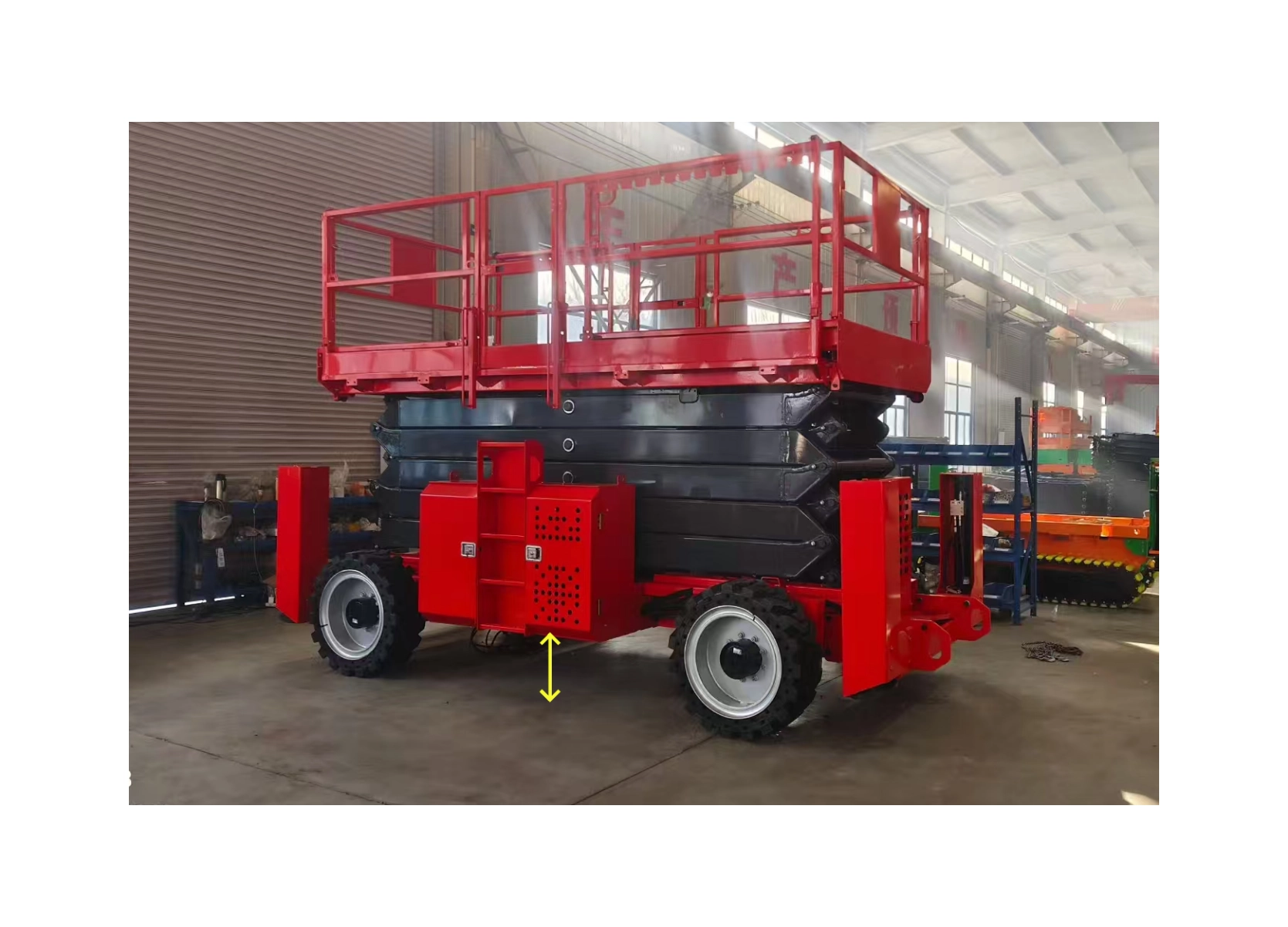 High Ground Clearance Rough Terrain Scissor Lift platform